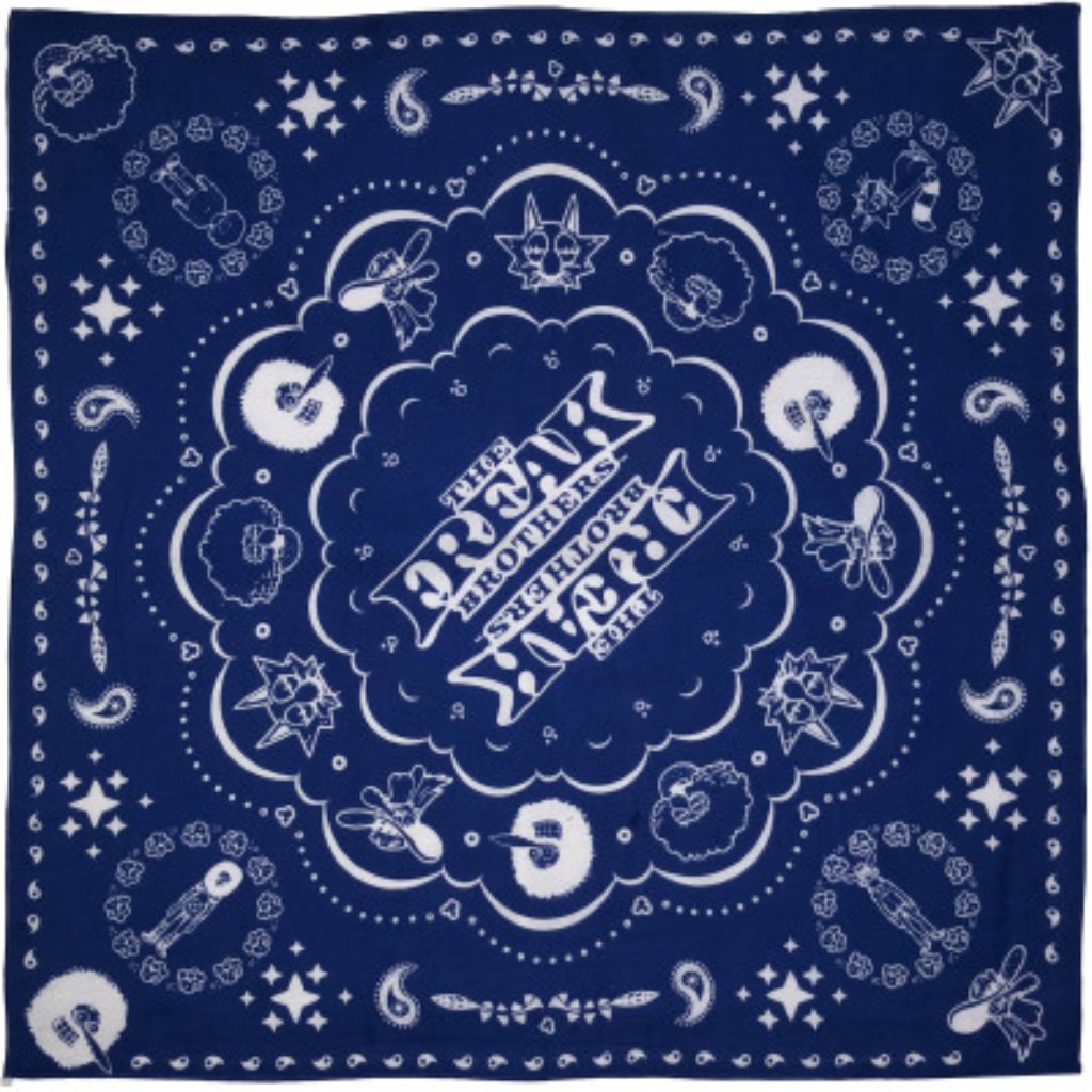 Freak Brothers Bandana  22 X 22  Officially Licensed  Blue  Brand New